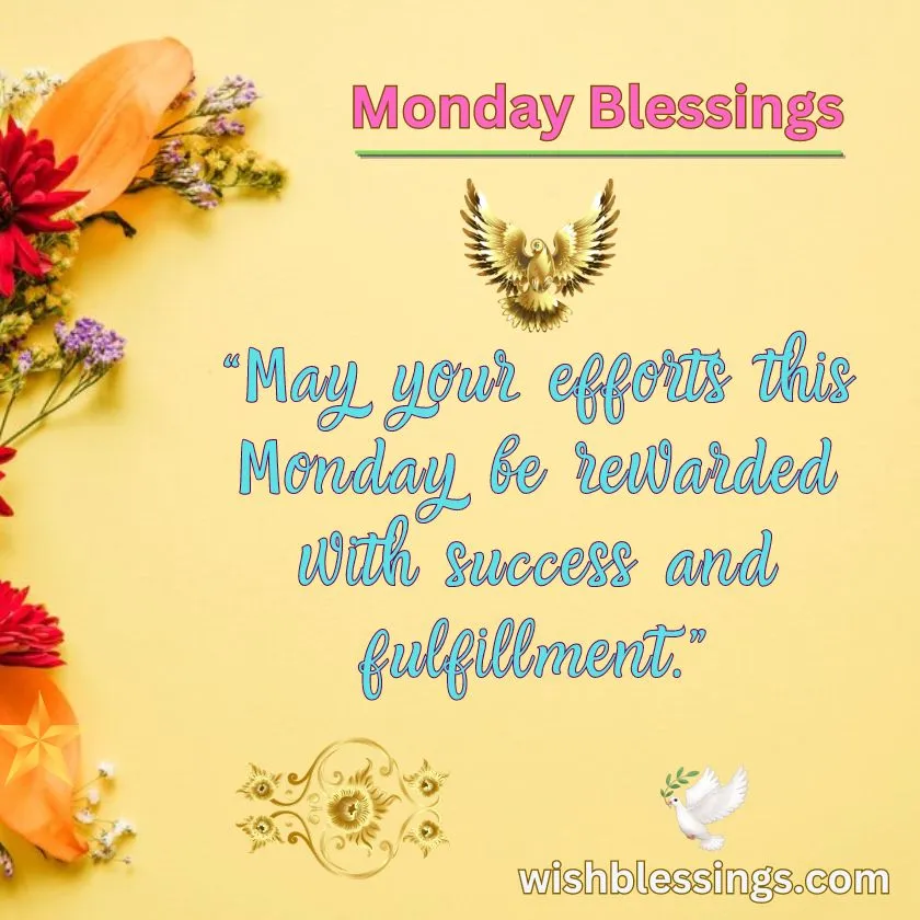 blessings for monday