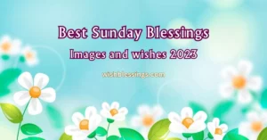 Best Sunday Blessings Images